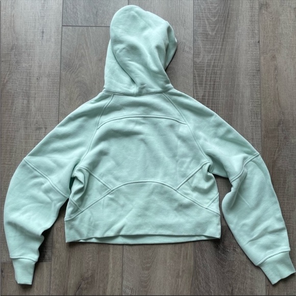 Lululemon Scuba Oversized 1/2 Zip Hoodie in Delicate Mint Size XS/S - Picture 5 of 7